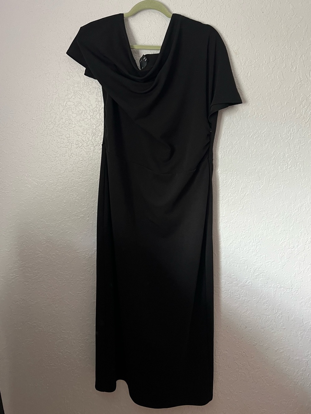 ASOS Black off the shoulder Midi Dress